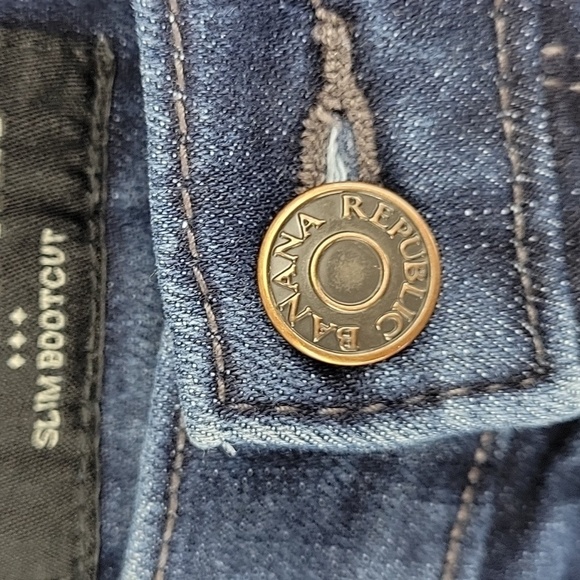 Banana Republic Womens Slim Bootcut Casual Jeans Size 12 - Picture 9 of 12